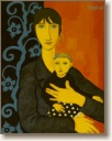 In Mother's Arms, Original Figurative Art, Oil Painting by Quincy Verdun