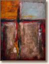 Window Jaune - Oil Painting on Canvas