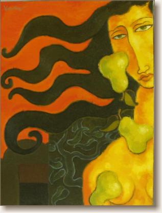 View larger image of Oil Painting on Canvas, 'The New Eden'